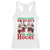 Funny Christmas Racerback Tank Top There Is Some Ho Ho Hos In This House Horror Character Dancing TS09 White Print Your Wear