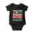Funny Christmas Baby Onesie There Is Some Ho Ho Hos In This House Horror Character TS09 Black Print Your Wear