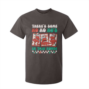 Funny Christmas T Shirt For Kid There Is Some Ho Ho Hos In This House Horror Character TS09 Dark Chocolate Print Your Wear