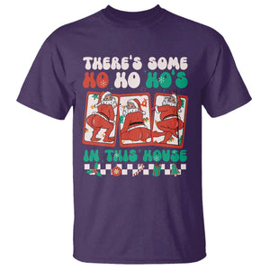 Funny Christmas T Shirt There Is Some Ho Ho Hos In This House Horror Character TS09 Purple Print Your Wear