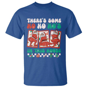Funny Christmas T Shirt There Is Some Ho Ho Hos In This House Horror Character TS09 Royal Blue Print Your Wear