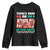 Funny Christmas Youth Sweatshirt There Is Some Ho Ho Hos In This House Horror Character TS09 Black Print Your Wear