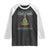 Christmas Gun Lover Raglan Shirt Deck The Halls With Guns And Ammo TS09 Black White Print Your Wear