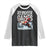 Christmas Hunting Raglan Shirt Reindeer Game Santa Hunter Deer Season TS09 Black White Print Your Wear