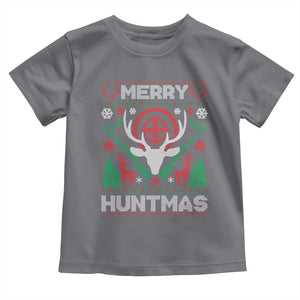 Christmas Hunting Baby Shirt Merry Huntmas Deer Season Hunter TS09 Charcoal Print Your Wear