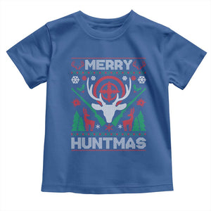 Christmas Hunting Baby Shirt Merry Huntmas Deer Season Hunter TS09 Royal Blue Print Your Wear