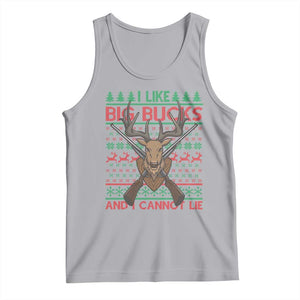Christmas Hunting Tank Top I Like Big Bucks And I Cannot Lie Deer Hunter TS09 Athletic Heather Print Your Wear