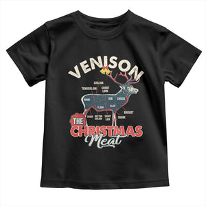 Christmas Hunting Baby Shirt Venison Meat Deer Season Hunter TS09 Black Print Your Wear