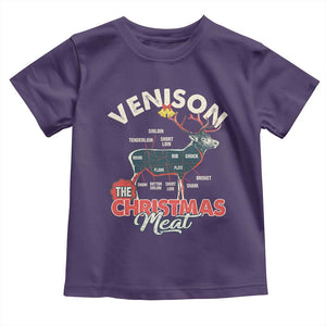 Christmas Hunting Baby Shirt Venison Meat Deer Season Hunter TS09 Purple Print Your Wear