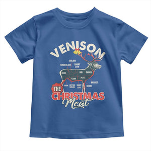 Christmas Hunting Baby Shirt Venison Meat Deer Season Hunter TS09 Royal Blue Print Your Wear