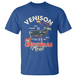 Christmas Hunting T Shirt Venison Meat Deer Season Hunter TS09 Royal Blue Print Your Wear