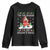 Christmas Hunting Youth Sweatshirt Tis The Season To Be Hunting Santa Hunter TS09 Black Print Your Wear