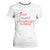 Funny Christmas T Shirt For Women Nice Naughty Insufficient Evidence TS09 White Print Your Wear