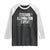 Funny Christmas Raglan Shirt Exterior Illumination Expert Christmas Lights TS09 Black White Print Your Wear