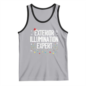 Funny Christmas Tank Top Exterior Illumination Expert Christmas Lights TS09 Athletic Heather Black Print Your Wear