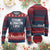 Funny Xmas Ugly Christmas Sweater Exterior Illumination Expert Christmas Lights TS09 Burgundy Print Your Wear
