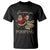 Funny Christmas T Shirt He Sees You When You Are Pooping TS09 Black Print Your Wear