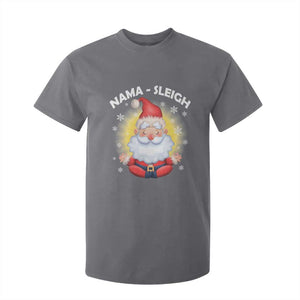 Christmas Yoga T Shirt For Kid Nama Sleigh Cute Santa TS09 Charcoal Print Your Wear