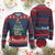Xmas Gymer Ugly Christmas Sweater Will Run For Christmas Cookies Santa Running Race TS09 Burgundy Print Your Wear