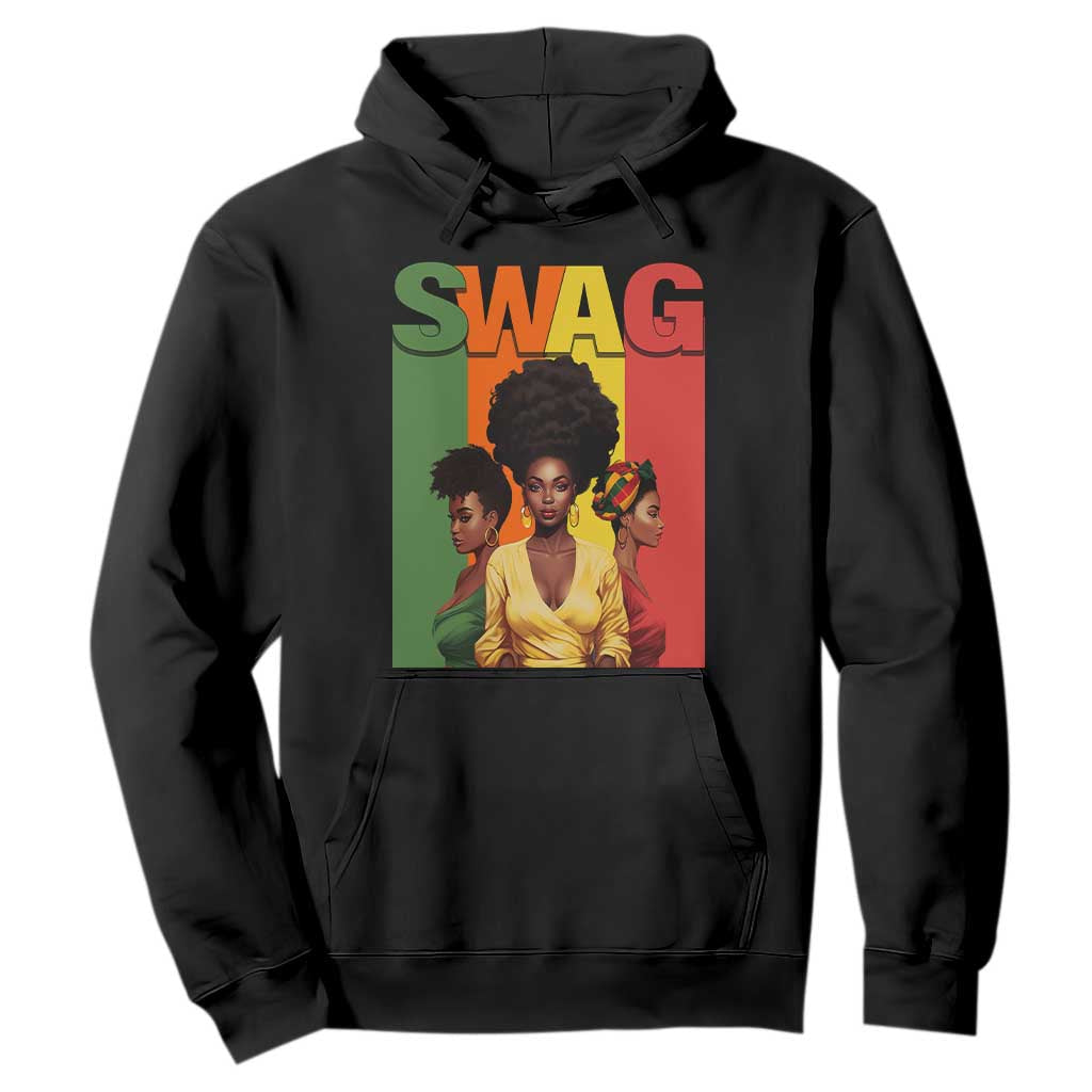 Black History Month Swag Melanin Queen Hoodie TS09 Black Printyourwear