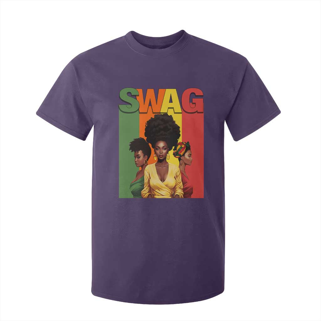 Black History Month Swag Melanin Queen T Shirt For Kid TS09 Purple Print Your Wear