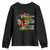 African Women Black History Month Youth Sweatshirt She Whispered Back I Am The Storm TS09 Black Print Your Wear