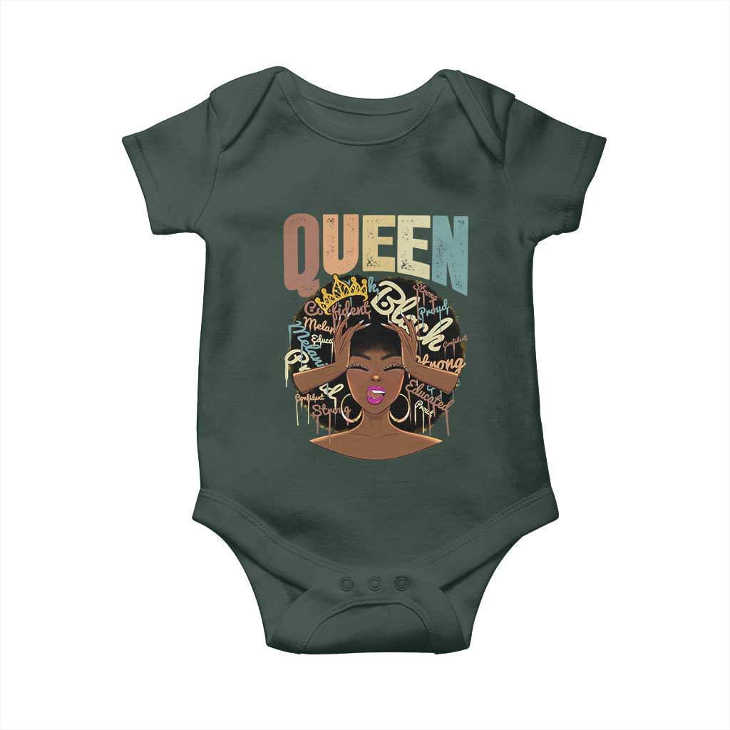 African Americans Teacher Baby Onesie Educated Strong Black Queen Women TS09 Print Your Wear