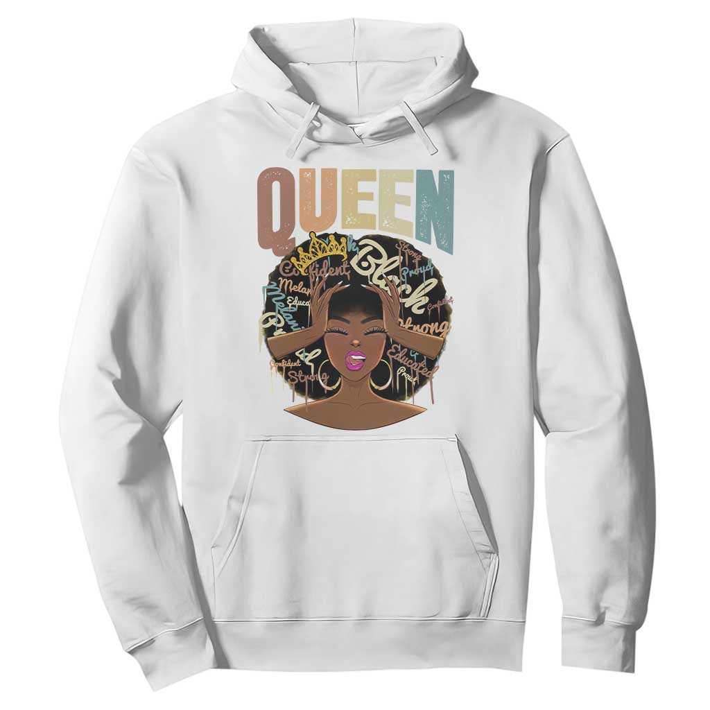 Educated Strong Black Queen African Americans Hoodie TS09 White Printyourwear