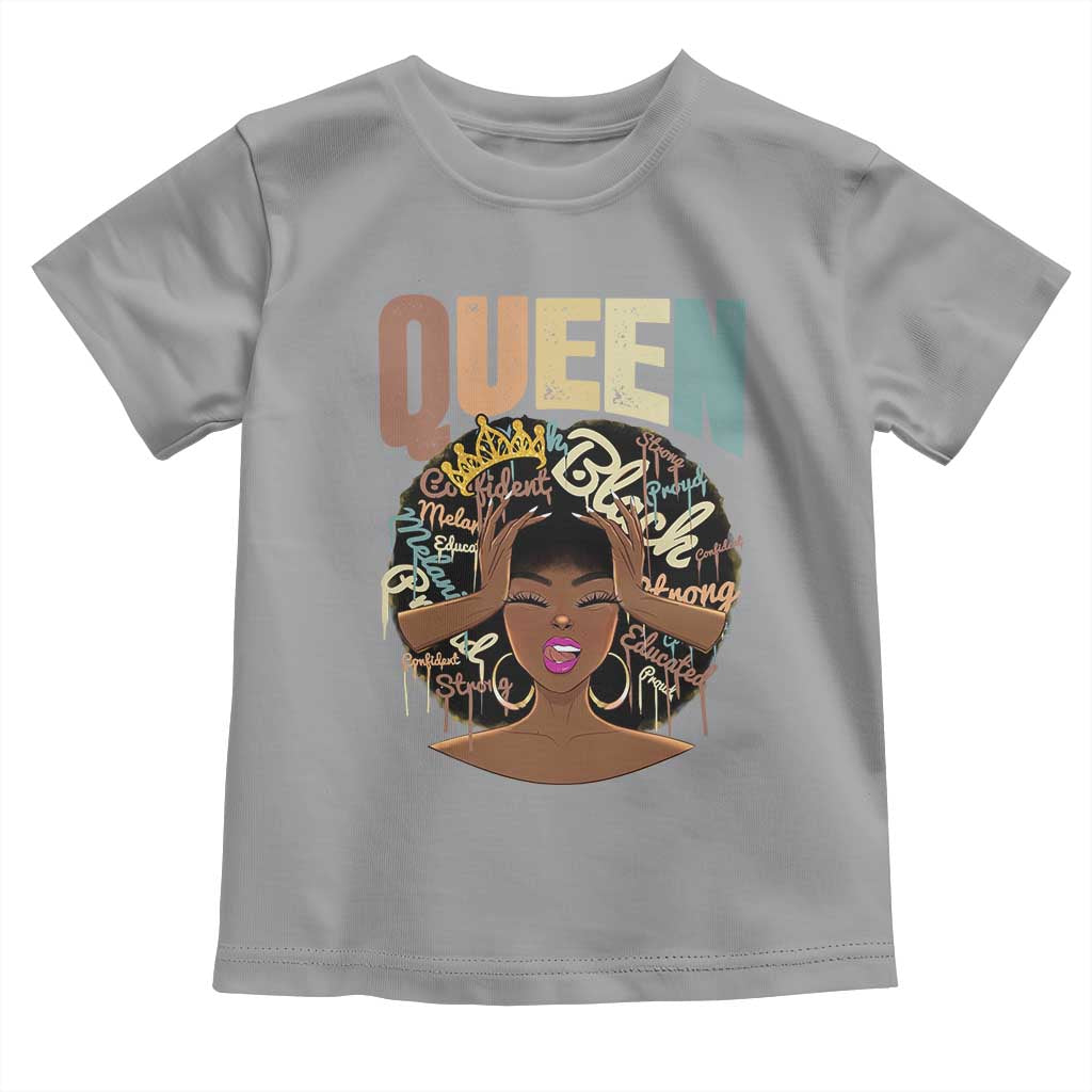 African Americans Teacher Toddler T Shirt Educated Strong Black Queen Women TS09 Sport Gray Print Your Wear