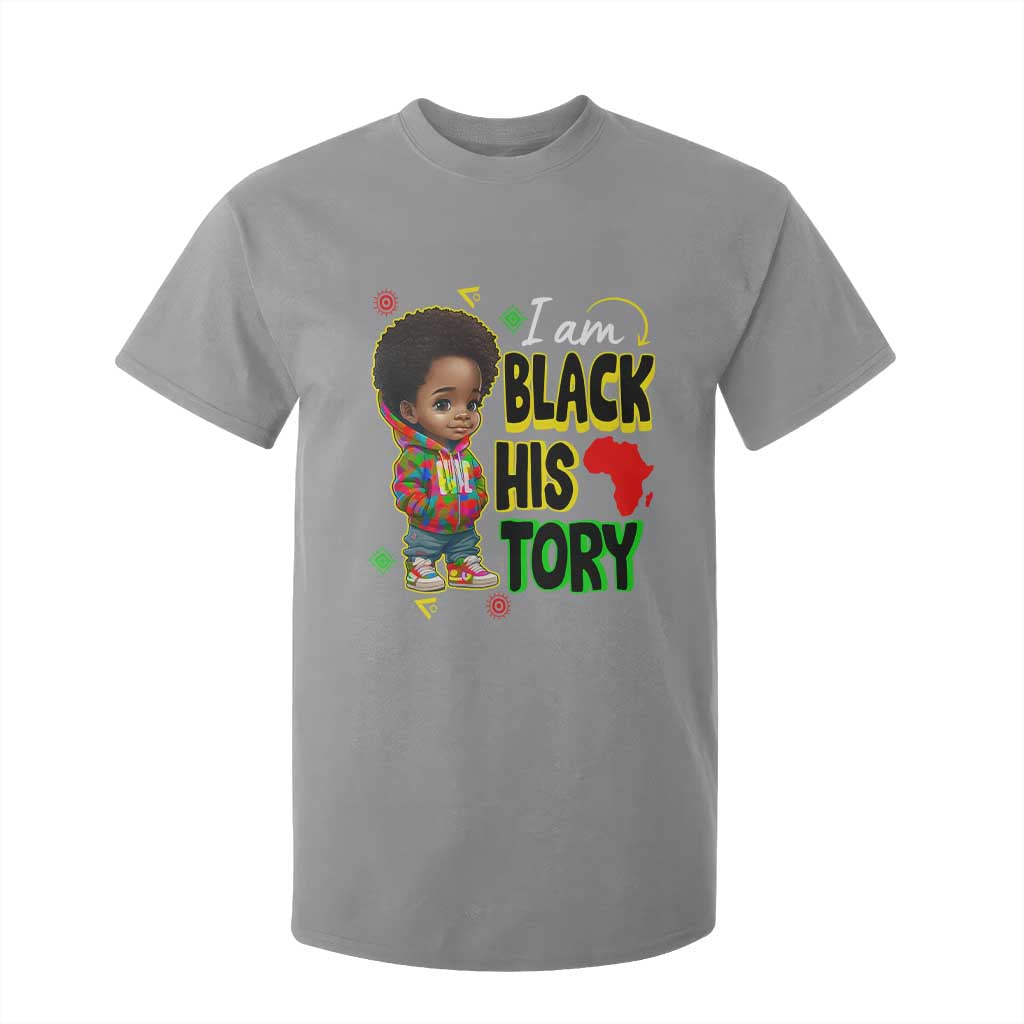 Handsome Kids Boys I Am Black History Month T Shirt For Kid TS09 Sport Gray Printyourwear