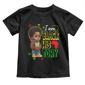 Handsome Kids Boys I Am Black History Month Toddler T Shirt TS09 Black Print Your Wear