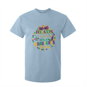 Beads And Bling It's A Mardi Gras Thing T Shirt For Kid TS09 Light Blue Print Your Wear