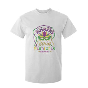 Beads And Bling It's A Mardi Gras Thing New Orleans T Shirt For Kid TS09 White Print Your Wear