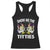 Mardi Gras Racerback Tank Top Show Me The Titties Funny Skeleton Crawfish TS09 Black Print Your Wear