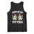 Mardi Gras Tank Top Show Me The Titties Funny Skeleton Crawfish TS09 Black Print Your Wear