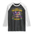 Mardi Gras Raglan Shirt Let The Shenanigans Begin TS09 Black White Print Your Wear