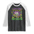 Mardi Gras Raglan Shirt Let The Shenanigans Begin Leopard Lips TS09 Black White Print Your Wear