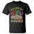 Funny Mardi Gras T Shirt King Cake Calories Dont Count TS09 Black Printyourwear