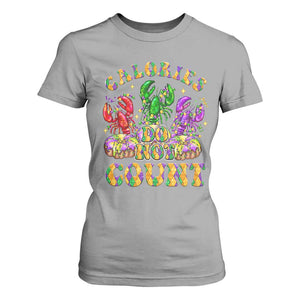 Funny Mardi Gras T Shirt For Women King Cake Calories Dont Count TS09 Sport Gray Print Your Wear