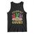 Funny Mardi Gras Tank Top King Cake Calories Dont Count TS09 Black Print Your Wear