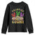 Funny Mardi Gras Youth Sweatshirt King Cake Calories Dont Count TS09 Black Print Your Wear
