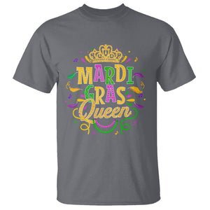Mardi Gras Queen T Shirt Parade Party Fat Tuesday New Orleans TS09 Charcoal Printyourwear