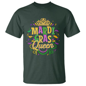 Mardi Gras Queen T Shirt Parade Party Fat Tuesday New Orleans TS09 Dark Forest Green Printyourwear