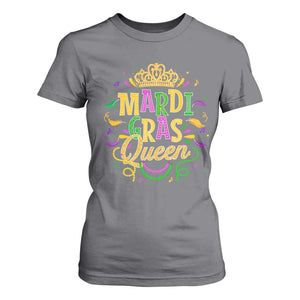 Mardi Gras Queen T Shirt For Women Parade Party Fat Tuesday New Orleans TS09 Charcoal Print Your Wear
