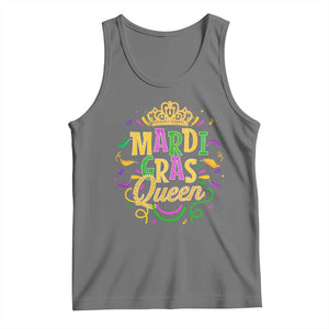 Mardi Gras Queen Tank Top Parade Party Fat Tuesday New Orleans TS09 Black Heather Print Your Wear