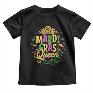 Mardi Gras Queen Toddler T Shirt Parade Party Fat Tuesday New Orleans TS09 Black Print Your Wear