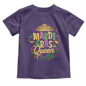 Mardi Gras Queen Toddler T Shirt Parade Party Fat Tuesday New Orleans TS09 Purple Print Your Wear