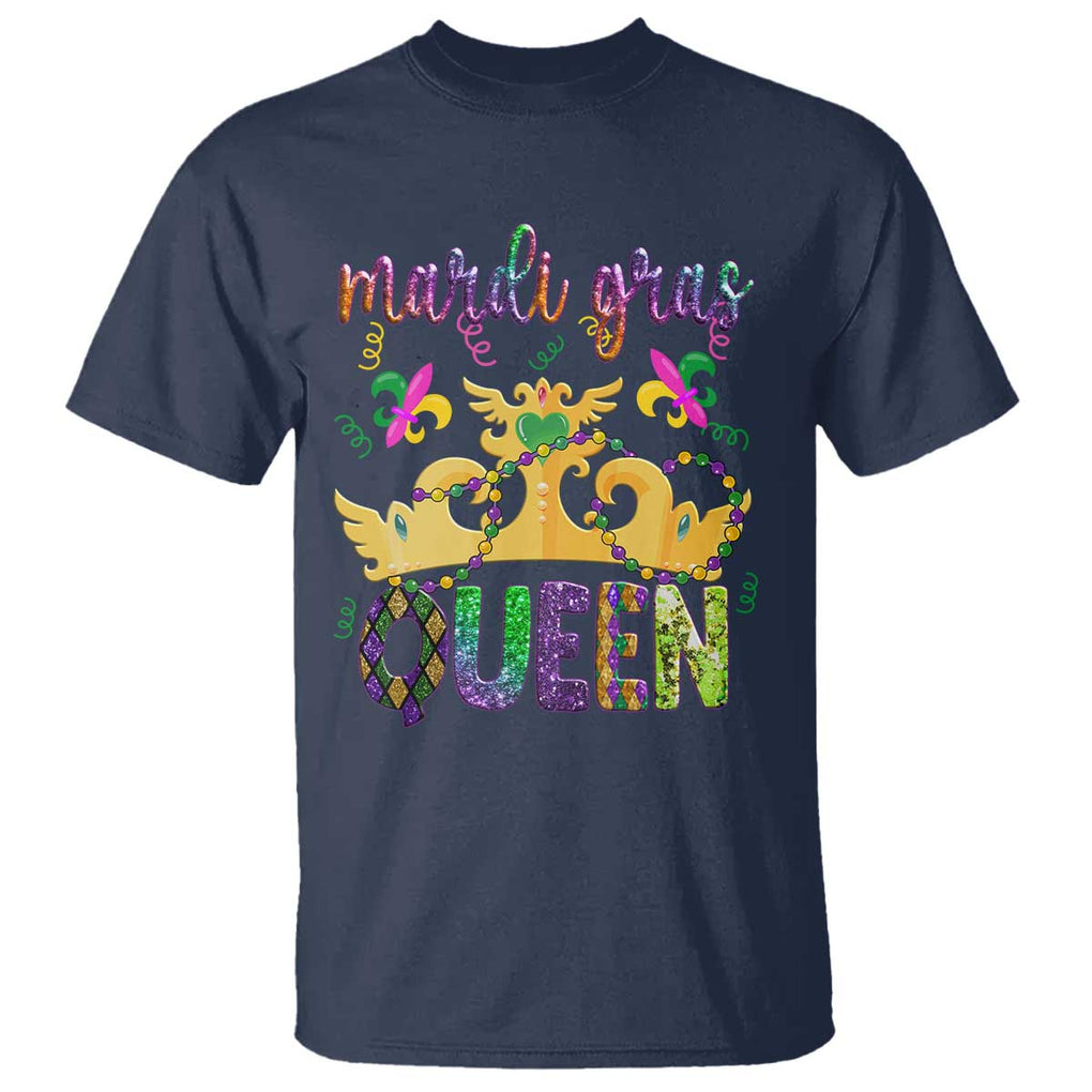 Mardi Gras Queen Carnival New Orleans T Shirt TS09 Navy Print Your Wear