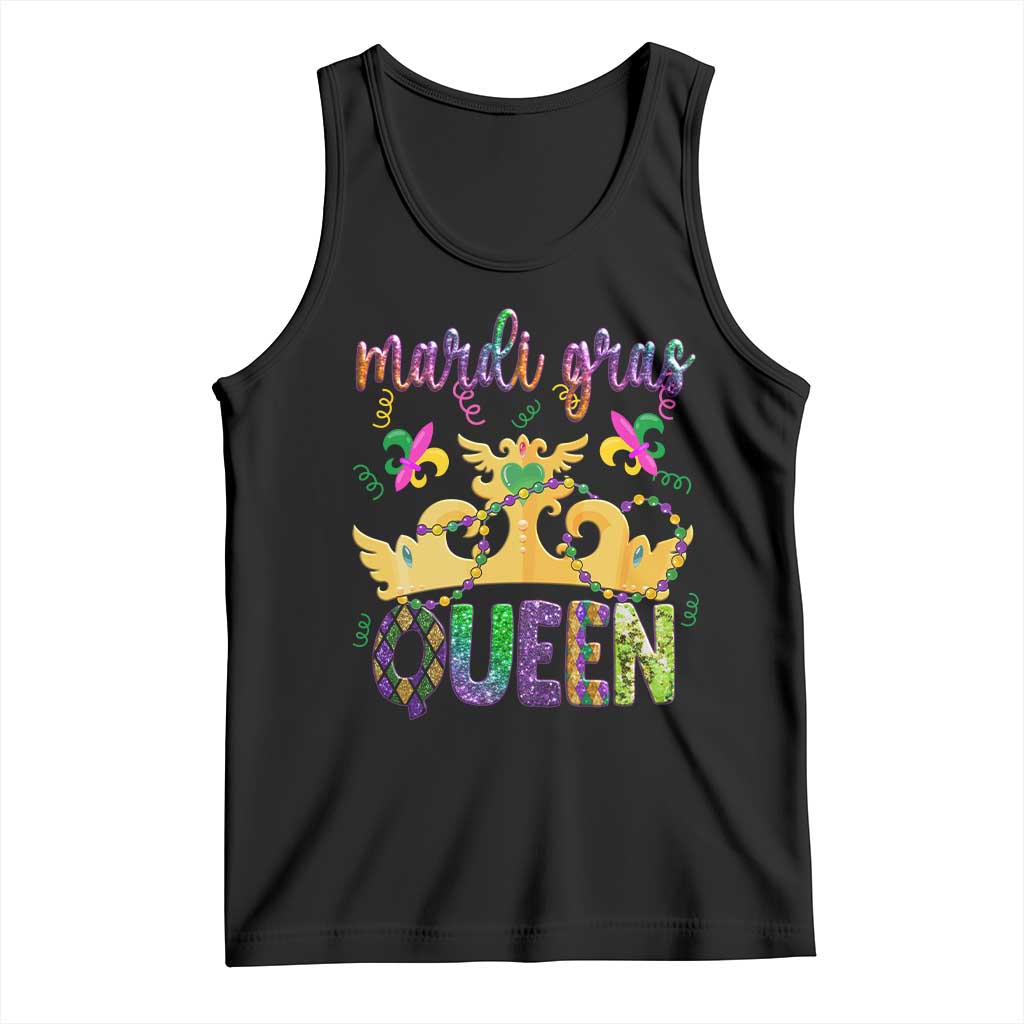 Mardi Gras Queen Carnival New Orleans Tank Top TS09 Black Print Your Wear