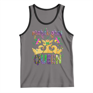 Mardi Gras Queen Carnival New Orleans Tank Top TS09 Deep Heather Black Print Your Wear